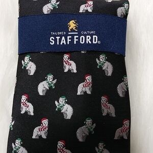 Stafford Polar Bear‎ Christmas Tie